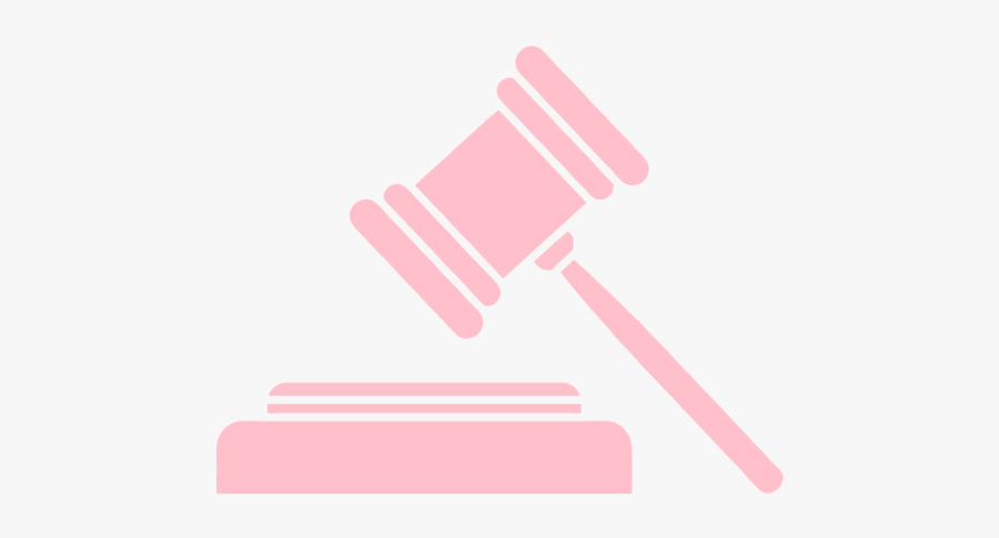 Pink Gavel Clip Art, Transparent Clipart