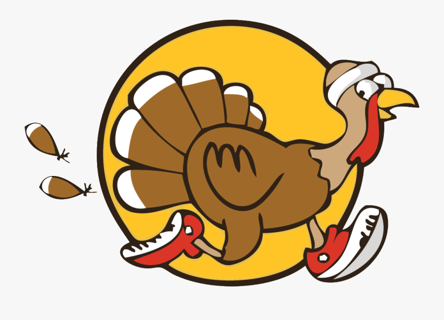 Thanksgiving Turkey Fitness Clipart Transparent Library - Turkey Trot, Transparent Clipart