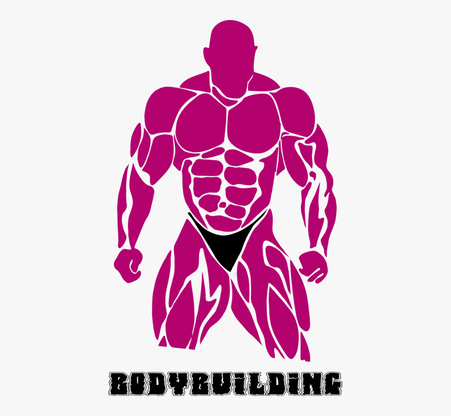 Bodybuilding Physical Fitness Fitness Centre Can Stock - Clipart Bodybuilder Logo Hd, Transparent Clipart