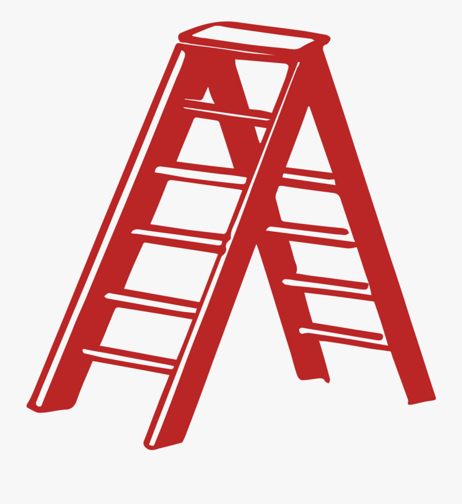 Red Ladder Png Transparent, Transparent Clipart