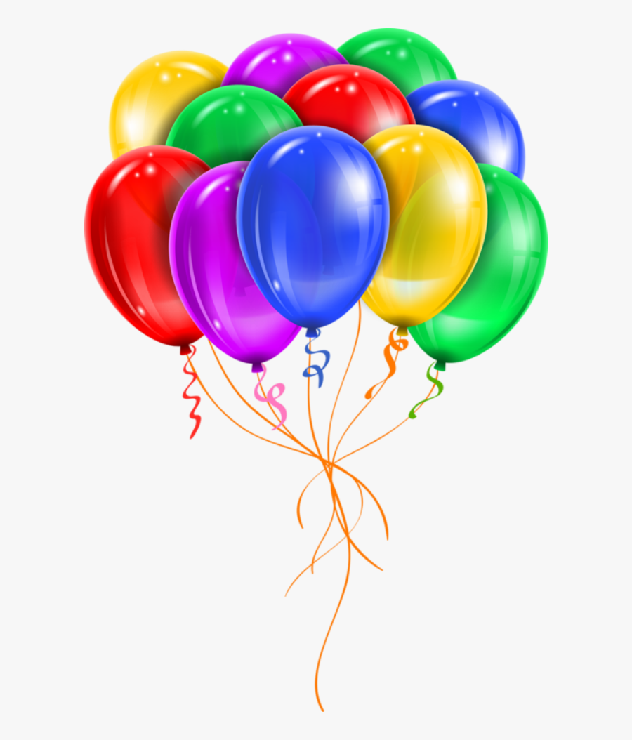Bunte Ballons - Balloons Png Transparent, Transparent Clipart