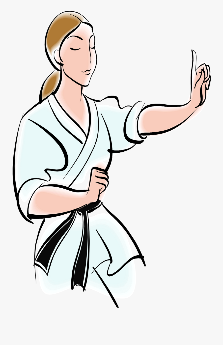 Women Self Defence Clipart, Transparent Clipart