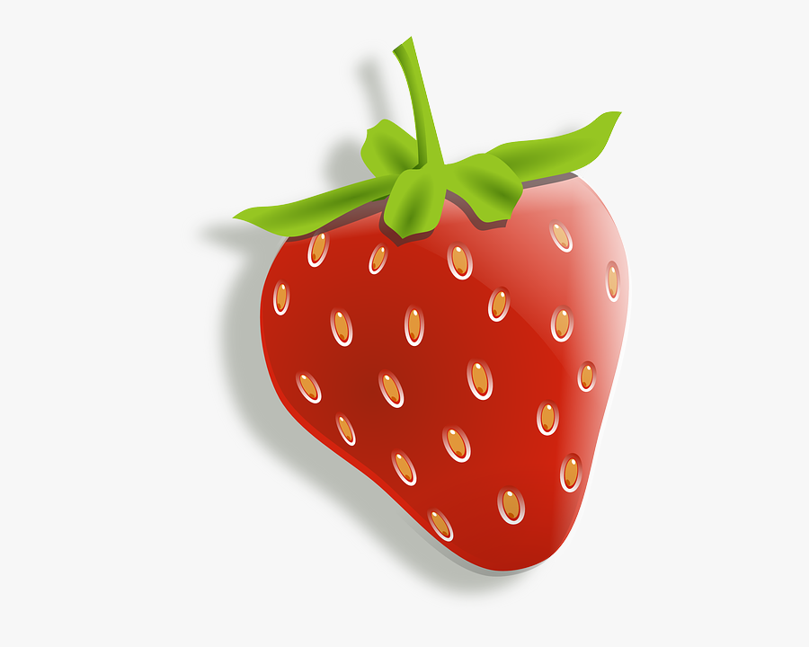 Strawberry, Fruit, Dessert, Berry - Strawberry Cartoon Transparent, Transparent Clipart