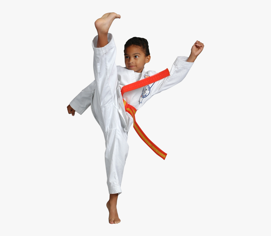 Preschool Boy High Kicking - Ata Martial Arts Kids Kicks, Transparent Clipart