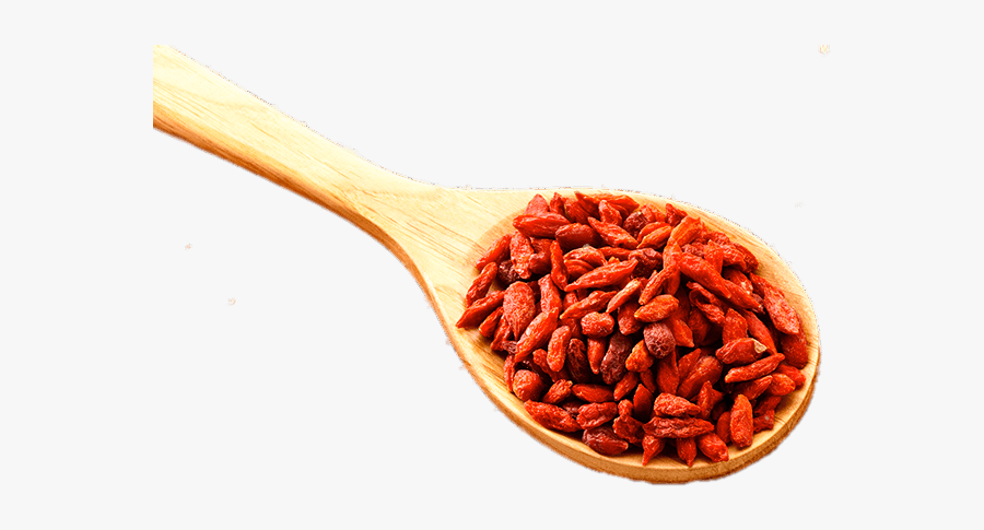 Spoonful Of Goji Berries - Goji, Transparent Clipart