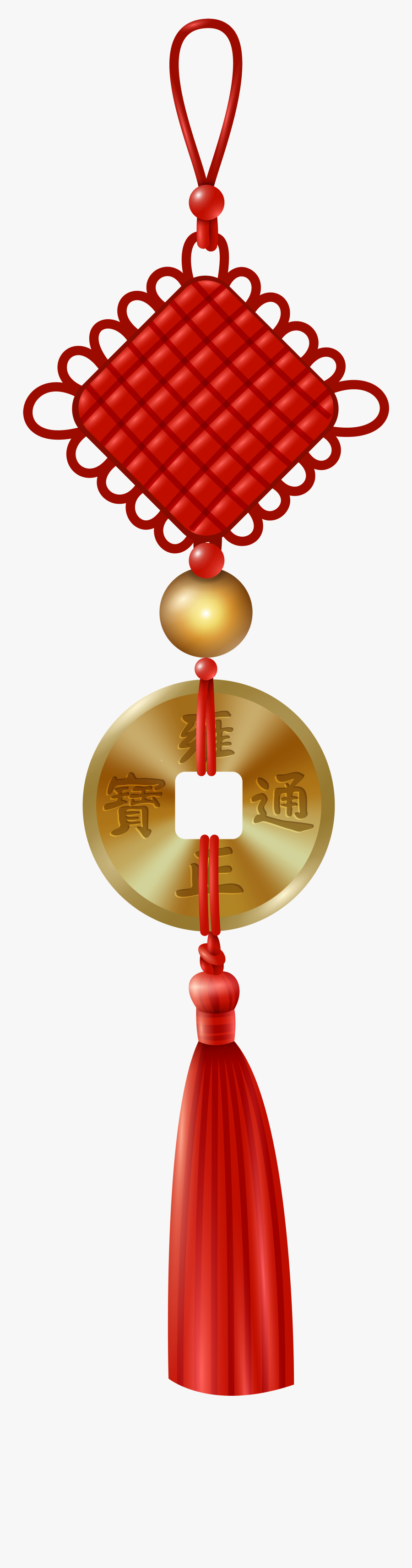Chinese Hanging Decor Png Clip Art - Chinese Hanging Ornaments Png, Transparent Clipart