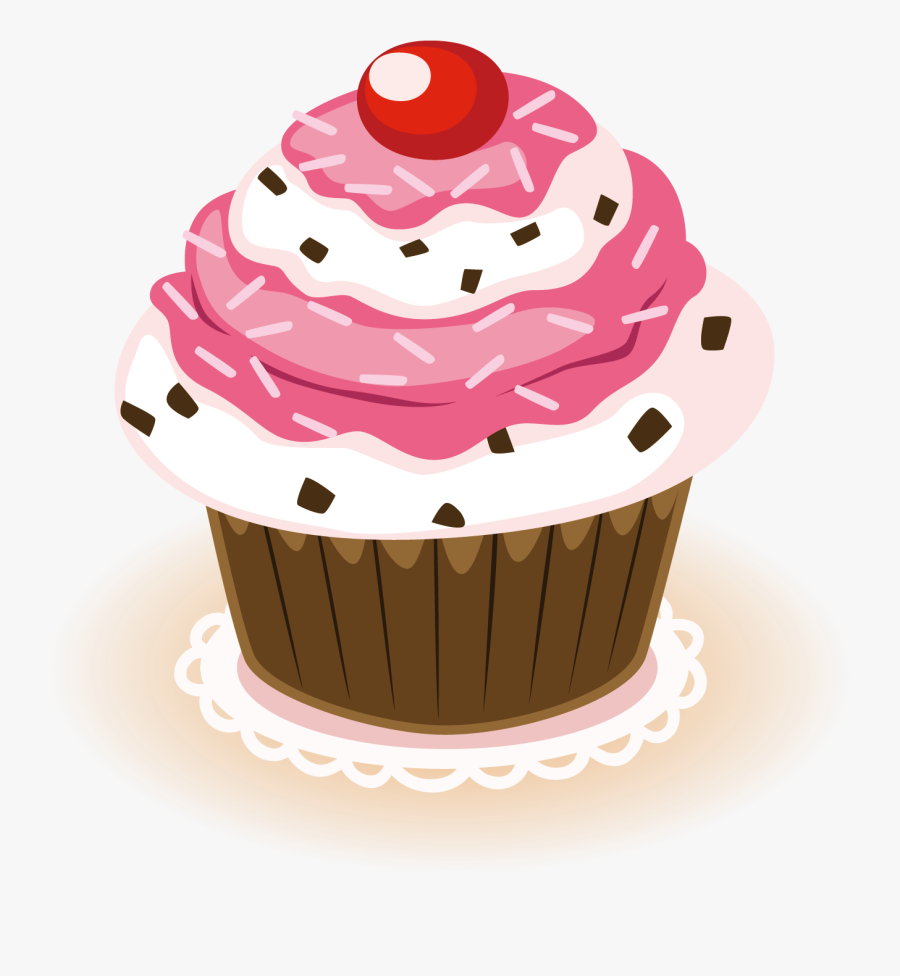 Graphic Free Library Desserts Clipart Cake Ball - Cupcake Bakery Png, Transparent Clipart