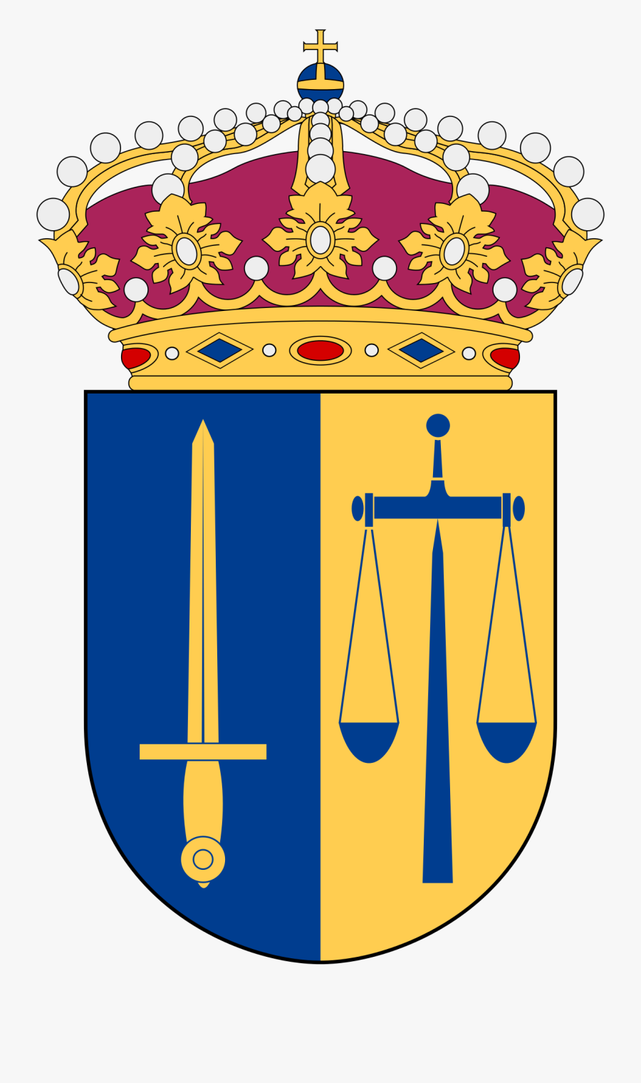 Scales Of Justice In Heraldry - National Defence Radio Establishment, Transparent Clipart