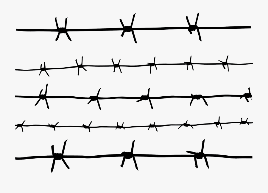 Barbwire Png Barbed Wire Drawing Easy Free Transparent Clipart