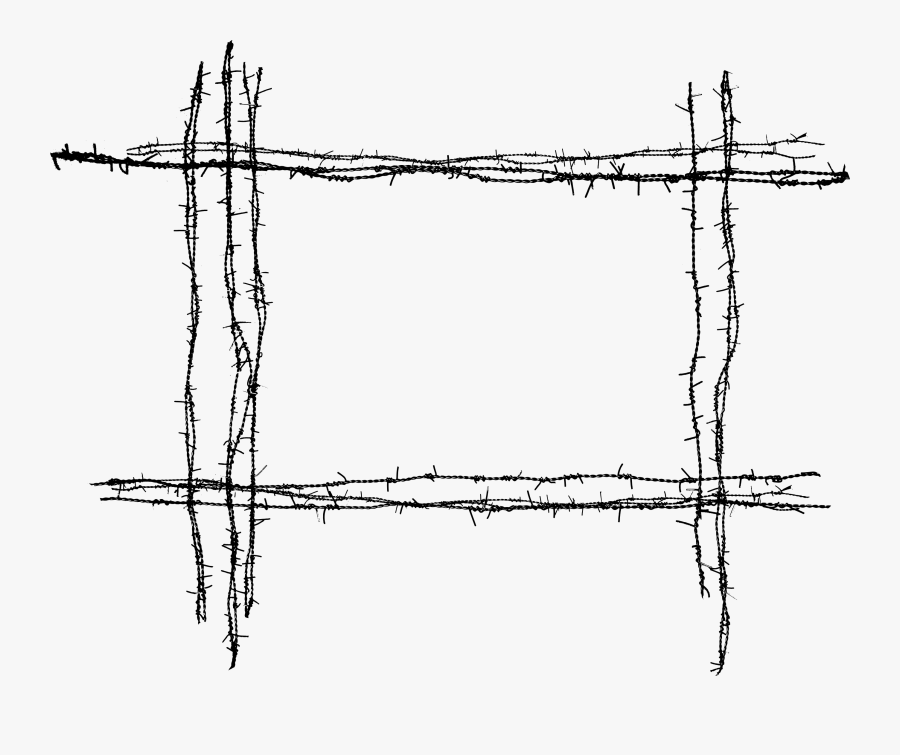 Barbed Wire Fence Png - Transparent Barbed Wire Background, Transparent Clipart