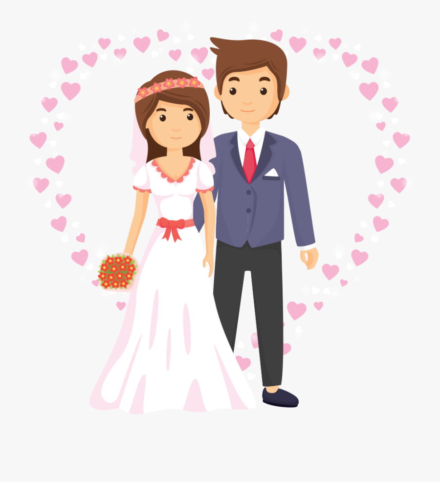 Wedding Anniversary Wish Hindi Whatsapp - Happy Anniversary Couple Vector, Transparent Clipart