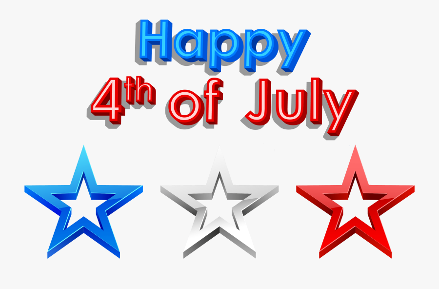 Free Clipart Images 4th Of July - Happy 4th Of July Png, Transparent Clipart