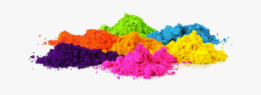 Holi Colors Powder, Transparent Clipart