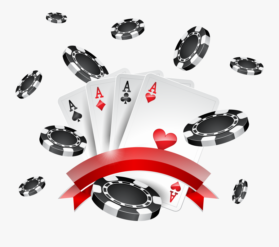 Casino Chips And Cards Decoration Png Clip Art - Casino Chips And Cards Png, Transparent Clipart