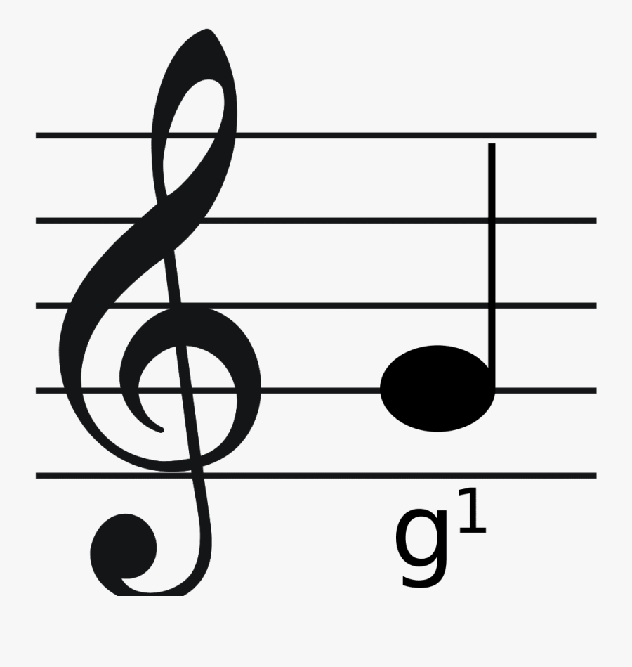 Music Treble Clef - G Clef In Music, Transparent Clipart