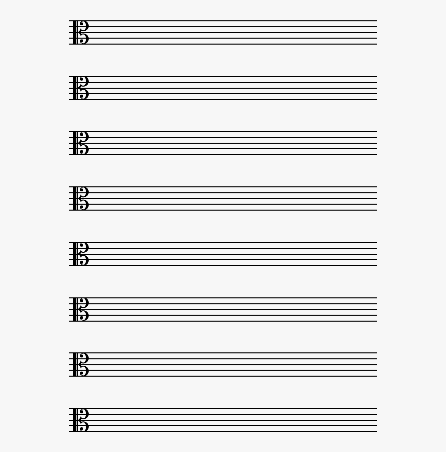 Clipart Piano Music Manuscript - Pentagrama De Musica Para Imprimir, Transparent Clipart