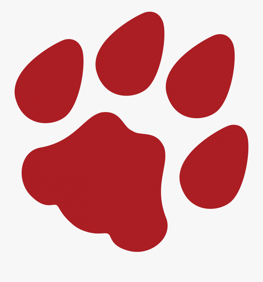 Az Wildcat Paw Print - University Of Arizona Wildcat Paw, Transparent Clipart