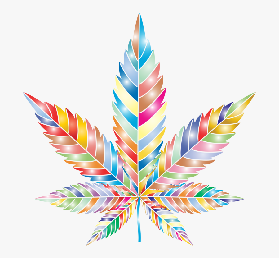 Cannabis Leaf Paper Symmetry - Illustration , Free Transparent Clipart ...