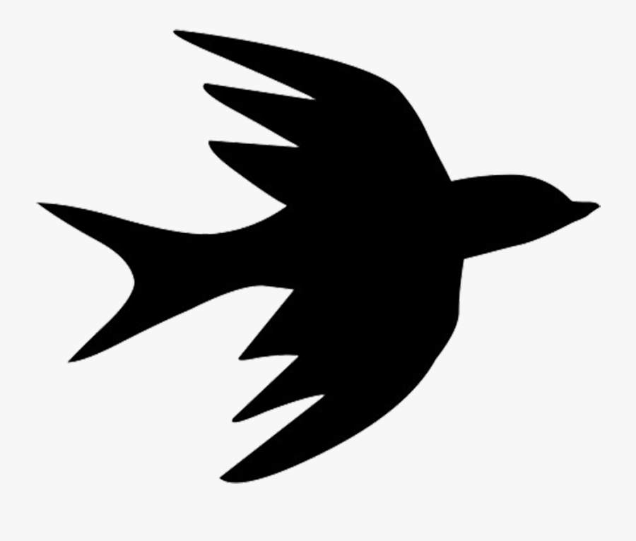 Bird Flight Silhouette - Silhouette Flying Bird Png, Transparent Clipart
