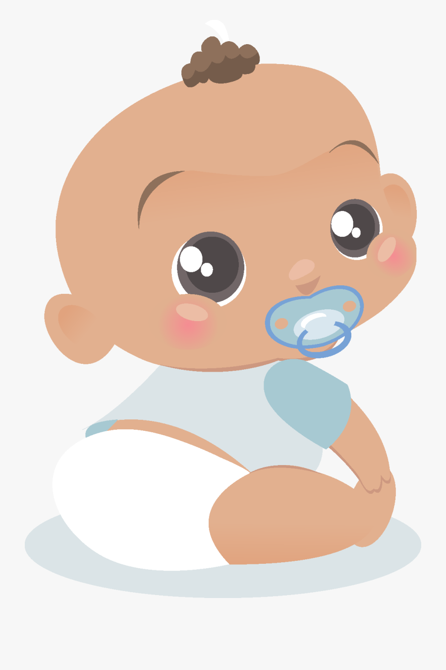 Cartoon Baby, Children, Kids 01 Vector Icon Template - Plantilla Bebe Goma Eva, Transparent Clipart