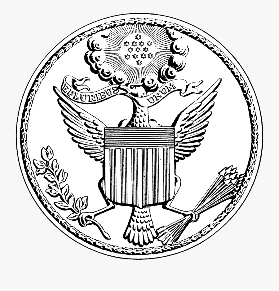 Us Great Seal Civil War, Transparent Clipart