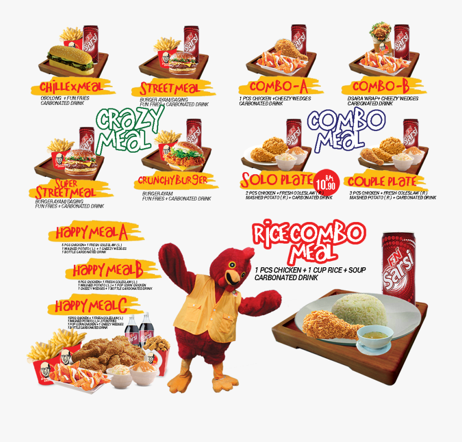 Transparent Fried Chicken Png - Fast Food, Transparent Clipart