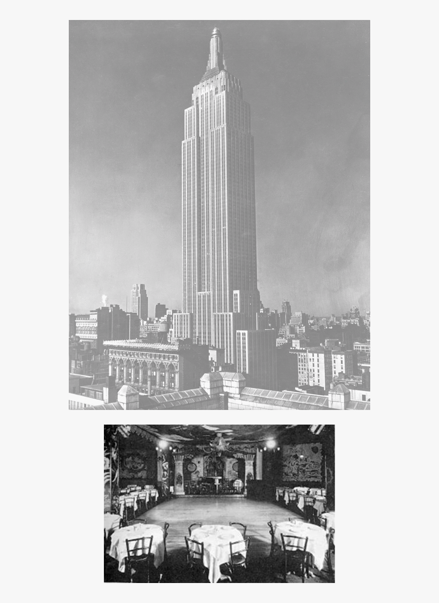 Transparent Roaring 20s Png - Empire State Building Old, Transparent Clipart