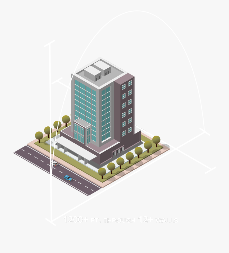 Commercial Building, Transparent Clipart