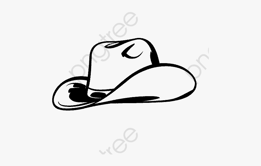 Cowboy Hat - Cowboy Hat Silhouette , Free Transparent Clipart - ClipartKey