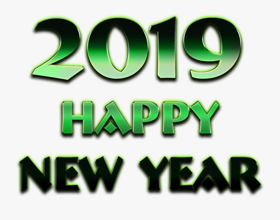 2019 Happy New Year Png Picture - Graphic Design, Transparent Clipart