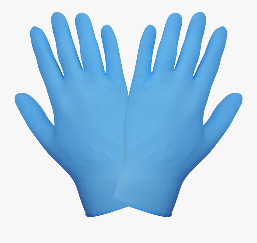 Global Glove 705pf Blue Nitrile Powder-free Gloves - Glove, Transparent Clipart