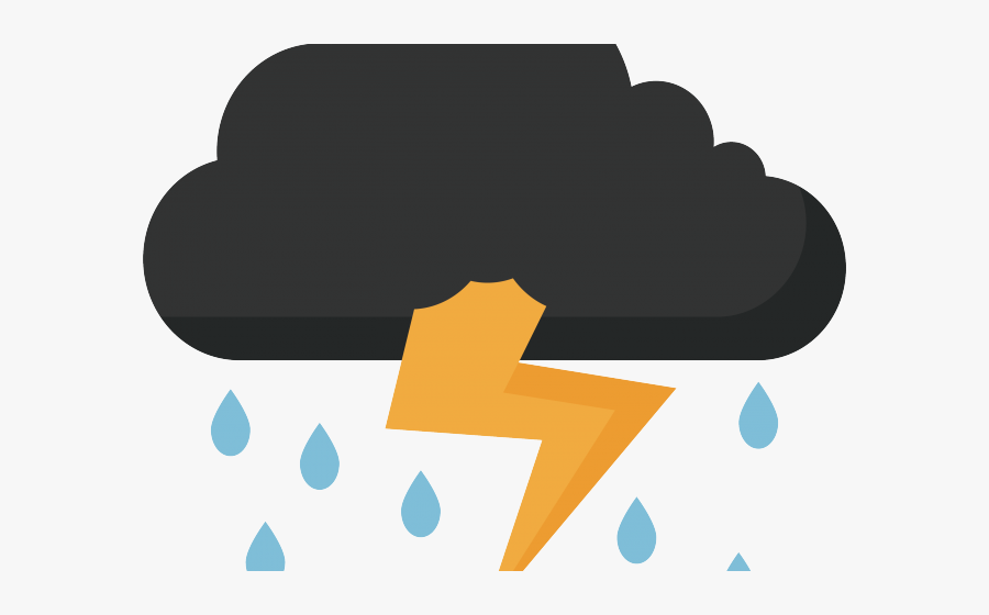 Transparent Thunder Png - Thunder And Lightning Clipart, Transparent Clipart