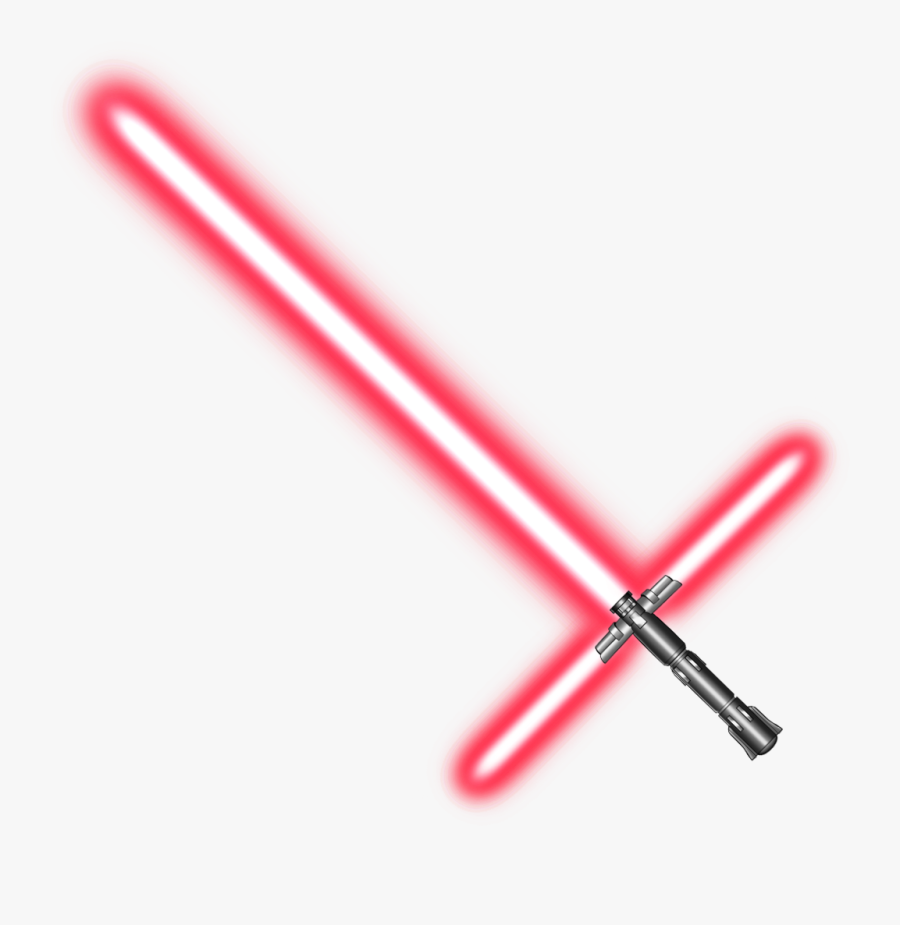 How To Draw A Lightsaber - Kylo Ren Red Lightsaber Png, Transparent Clipart