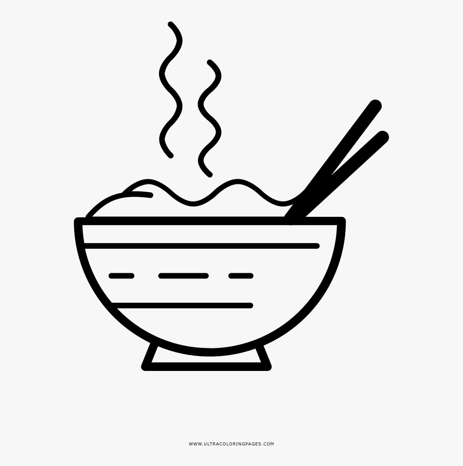 Transparent Bowl Of Noodles Clipart - Noodle Coloring , Free ...