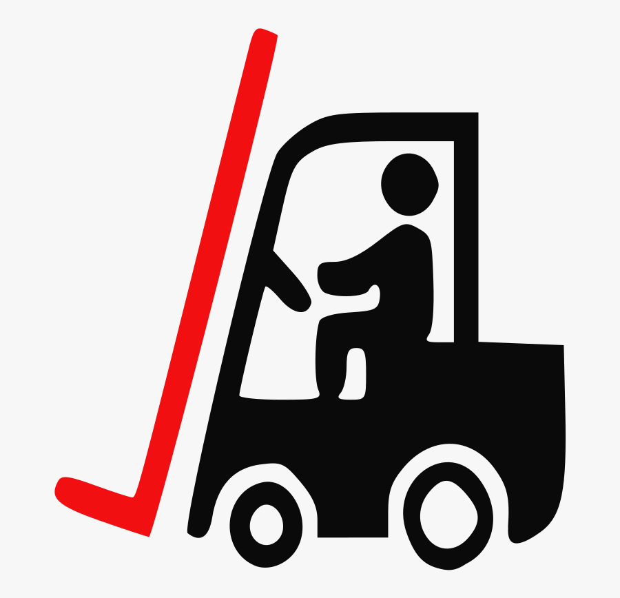 Forklift Truck Intermodal Container Signage Logistics - Container Area Sign, Transparent Clipart