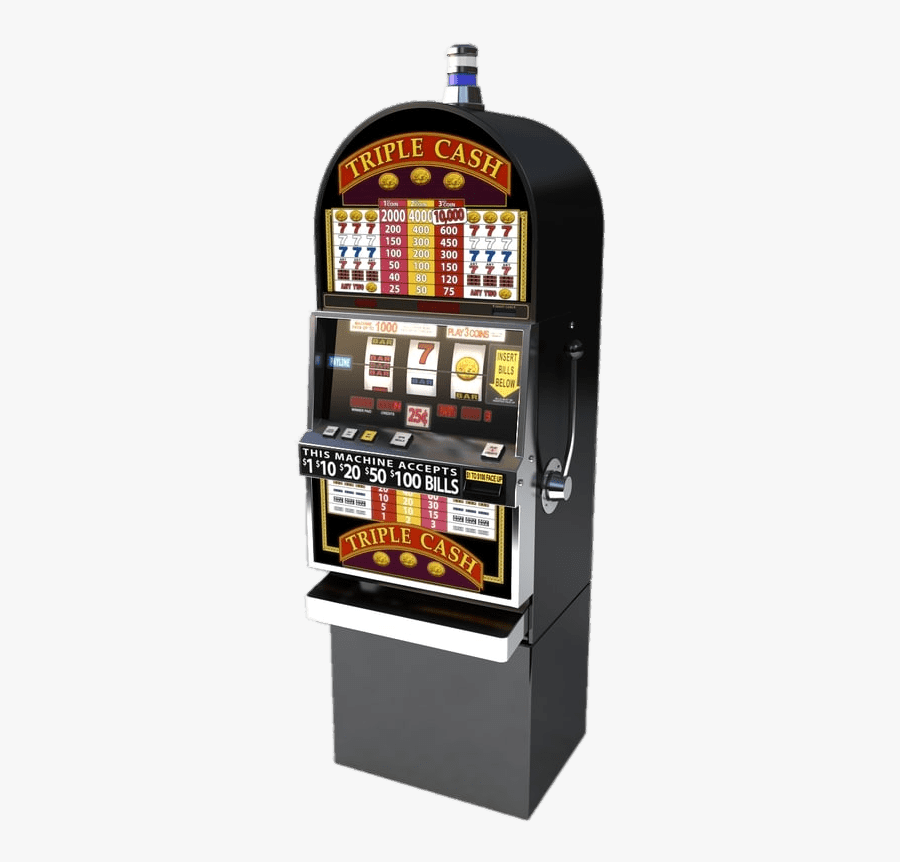 Triple Cash Slot Machine - Slot Machine, Transparent Clipart