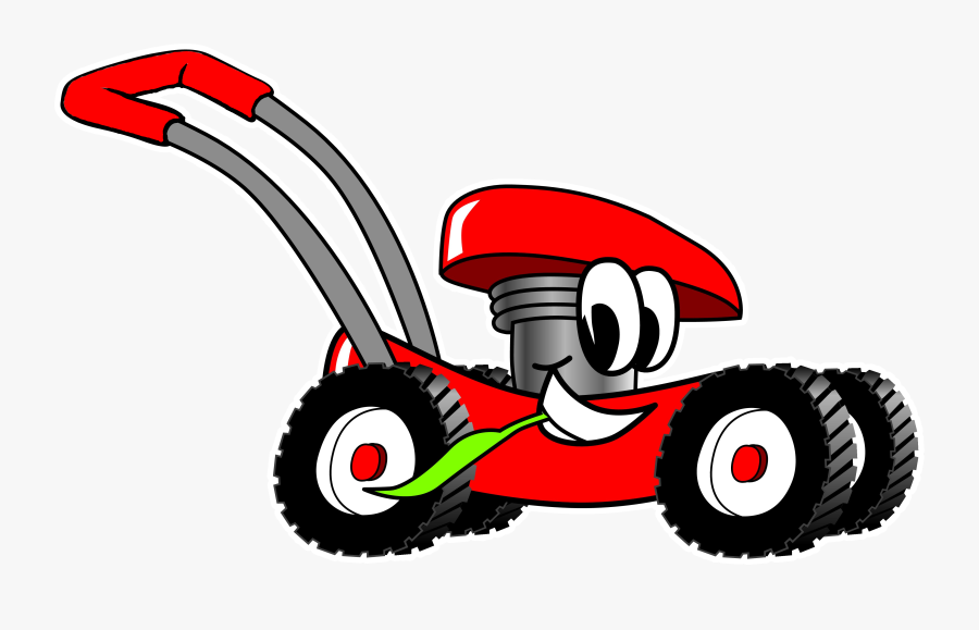 Riding Lawn Mower Cartoon Clipart , Png Download - Lawn Mower Clip Art, Transparent Clipart