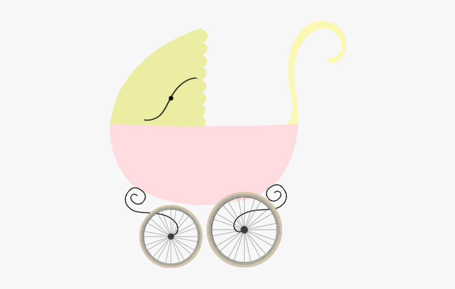 Retro Pram Clipart - Illustration, Transparent Clipart