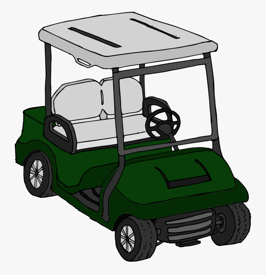 Golf Clipart Golf Buggy - Golf Cart, Transparent Clipart