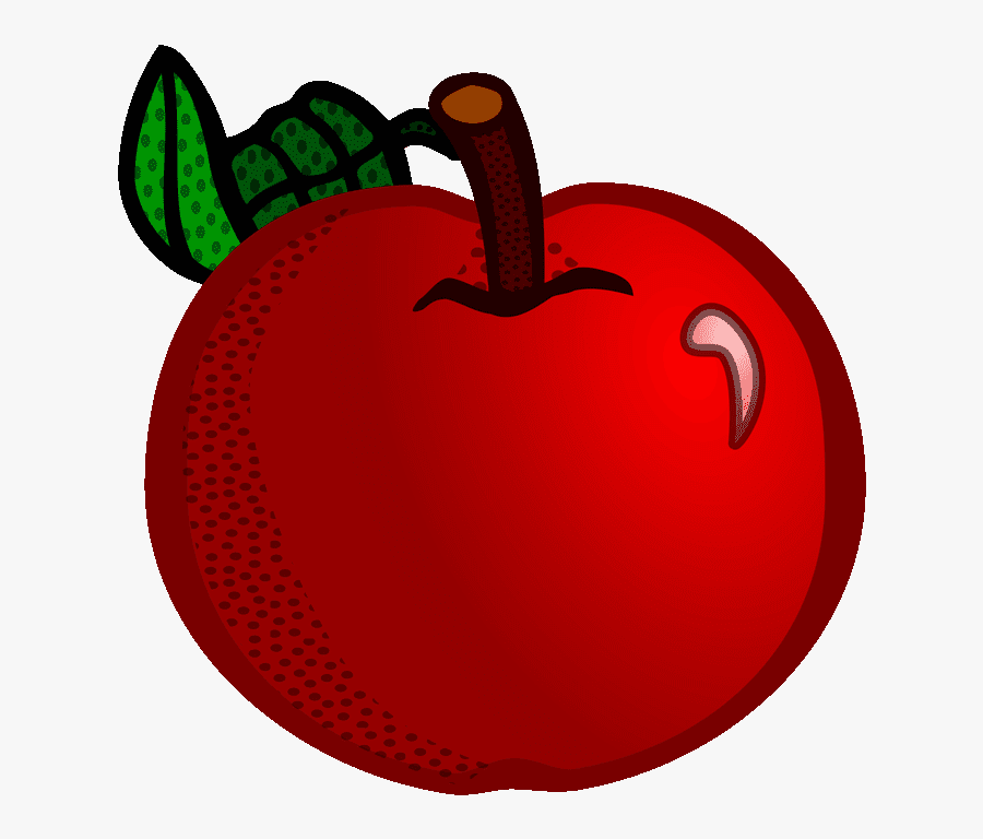 Apple Clipart Name - Single Apple In Cliparts, Transparent Clipart
