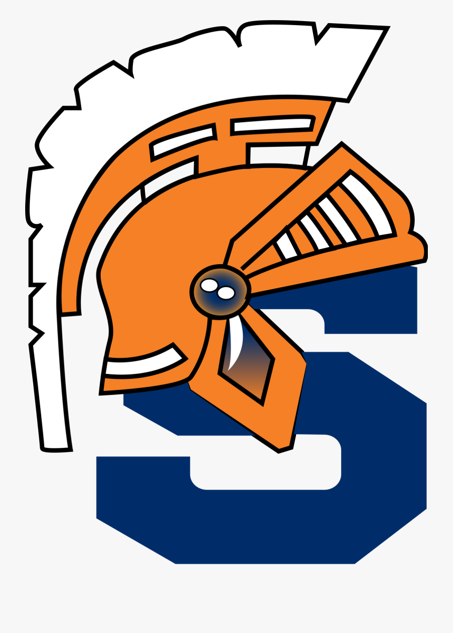 White High School Football Player - West Springfield High School Logo, Transparent Clipart