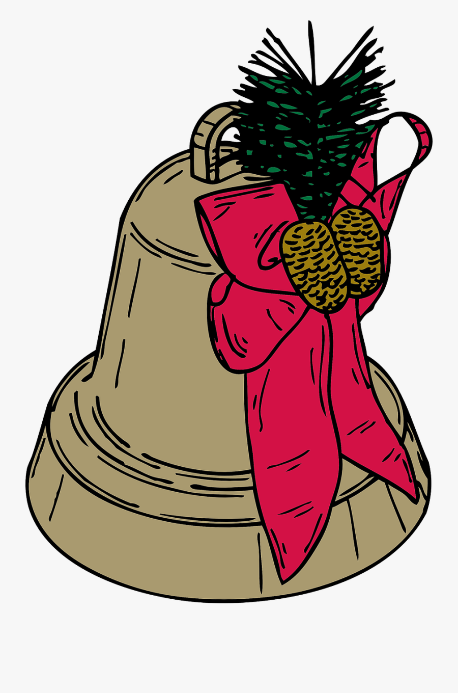 Christmas Bell - Christmas Bell Clipart, Transparent Clipart