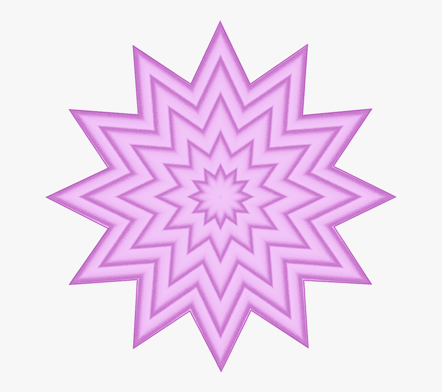 Pink Clipart With Star Pattern - Flashing Shut Up Gif, Transparent Clipart