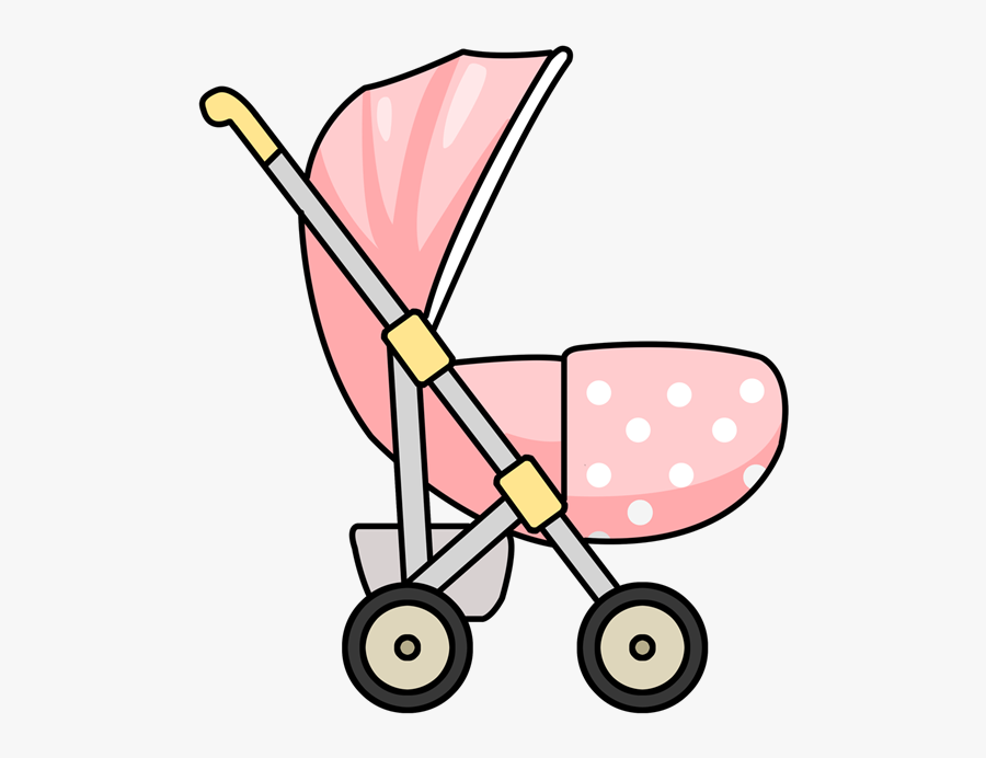 Ealing Baby Pinkclipartbabycrib - Stroller Clipart, Transparent Clipart