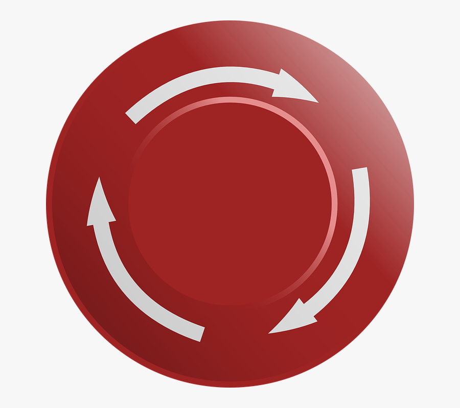 Icon Emergency Push Button, Transparent Clipart