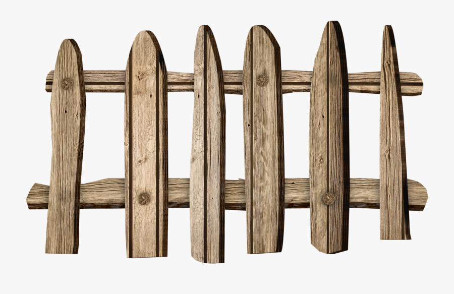 Fence Clipart Scary - Wooden Fence Png, Transparent Clipart