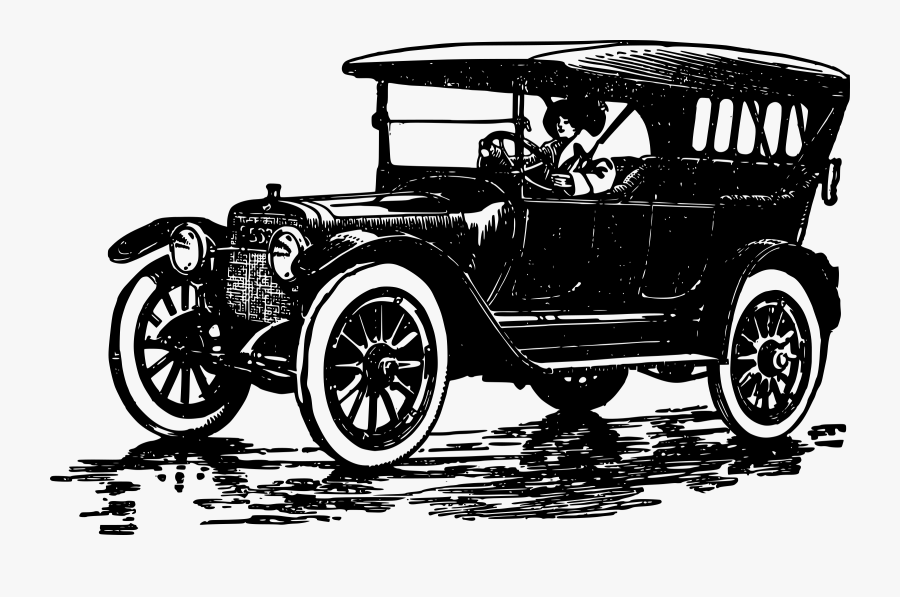 Vintage Car Line Drawing At Getdrawings - Ford Model T Transparent ...