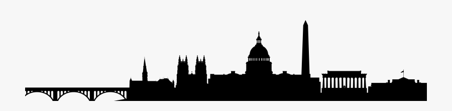 Washington Dc Skyline Silhouette At Getdrawings - Washington Dc Skyline Outline, Transparent Clipart