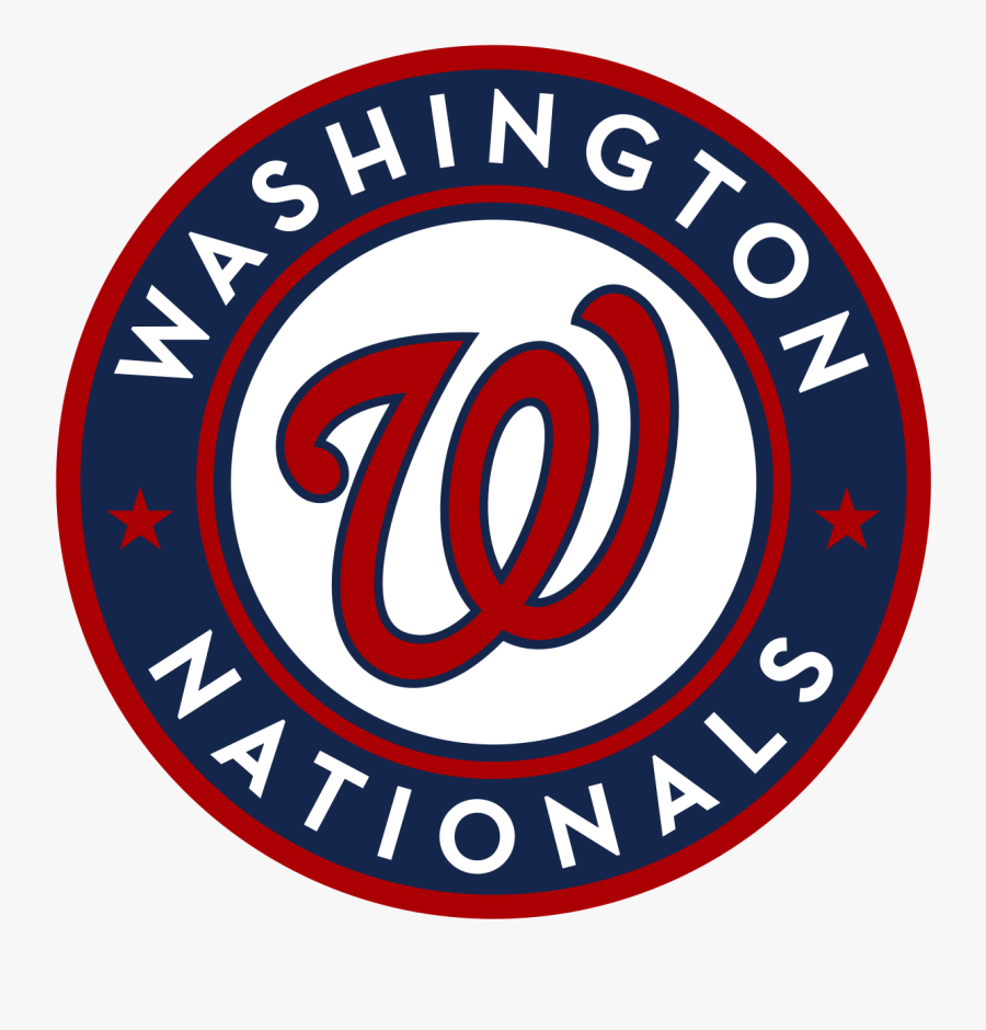 Washington Nationals Baseball Logos Clipart Black And - Washington Nationals Logo, Transparent Clipart