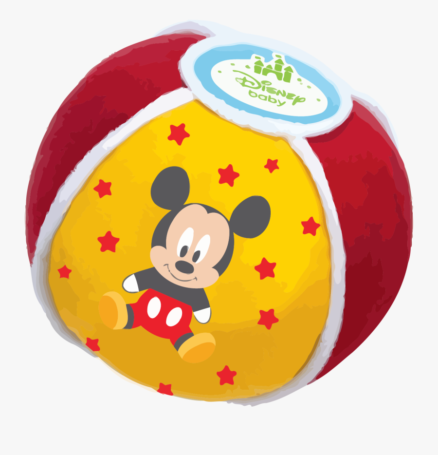 Disney Baby Mickey Plastic Ball Clipart Png - Circle, Transparent Clipart